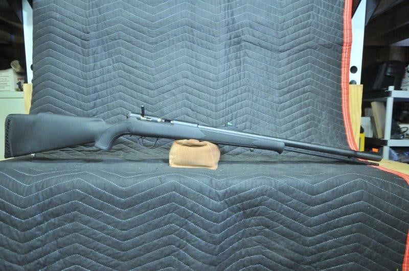 CVA Stag Horn Magnum: CVA Stag Horn Magnum. 50 caliber, black powder. 22" barrel. 1/32 twist. Built for sabots. Serial No. 61-13-063296-01. See photos.