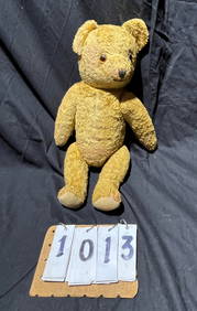 19c Mohair Jointed Teddy Bear (1 of 5)