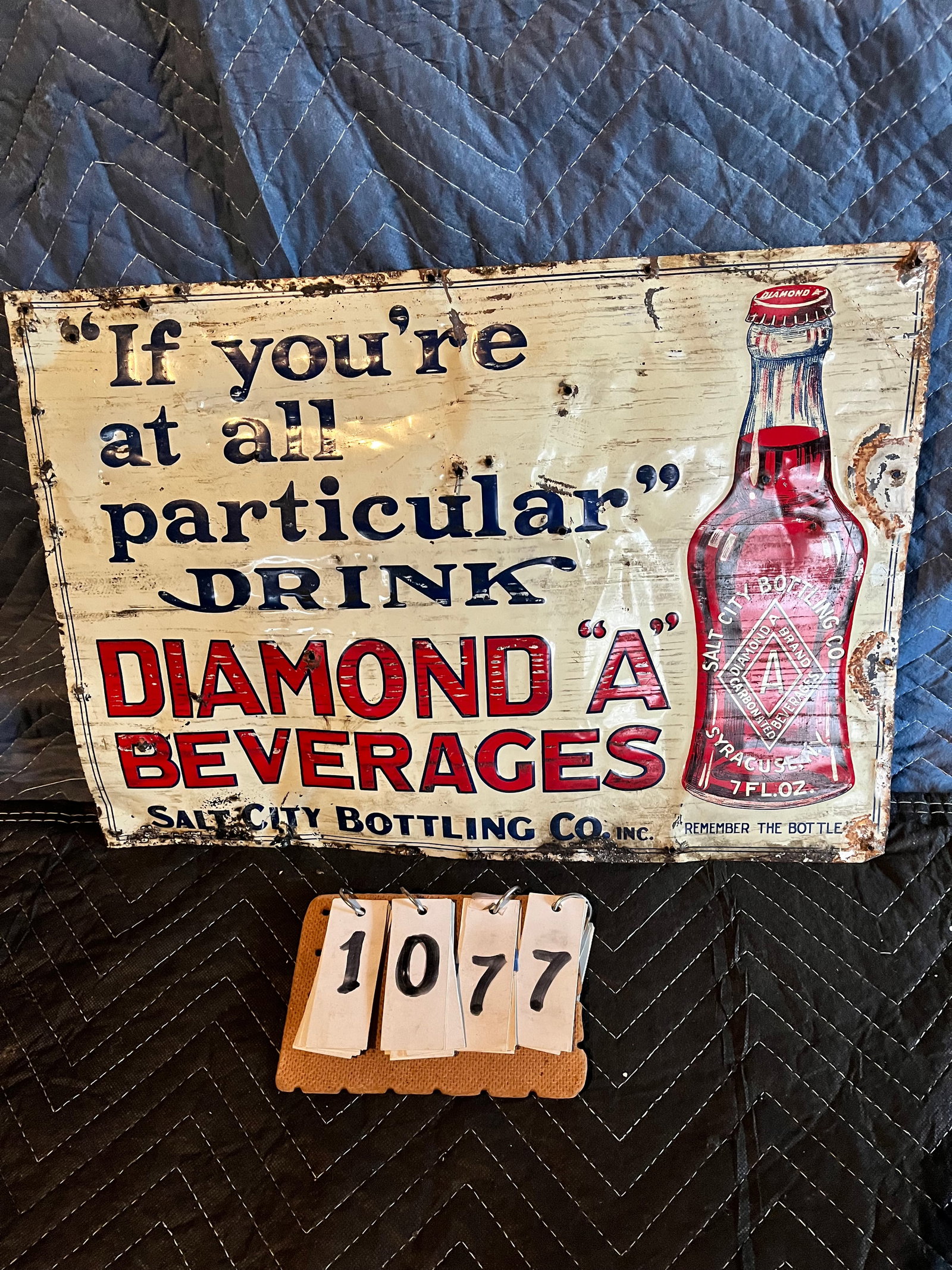 Diamond "A" Beverages Metal Sign (1 of 2)