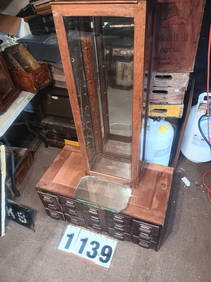 Two Vintage 1900s Display Cases (1 of 3)