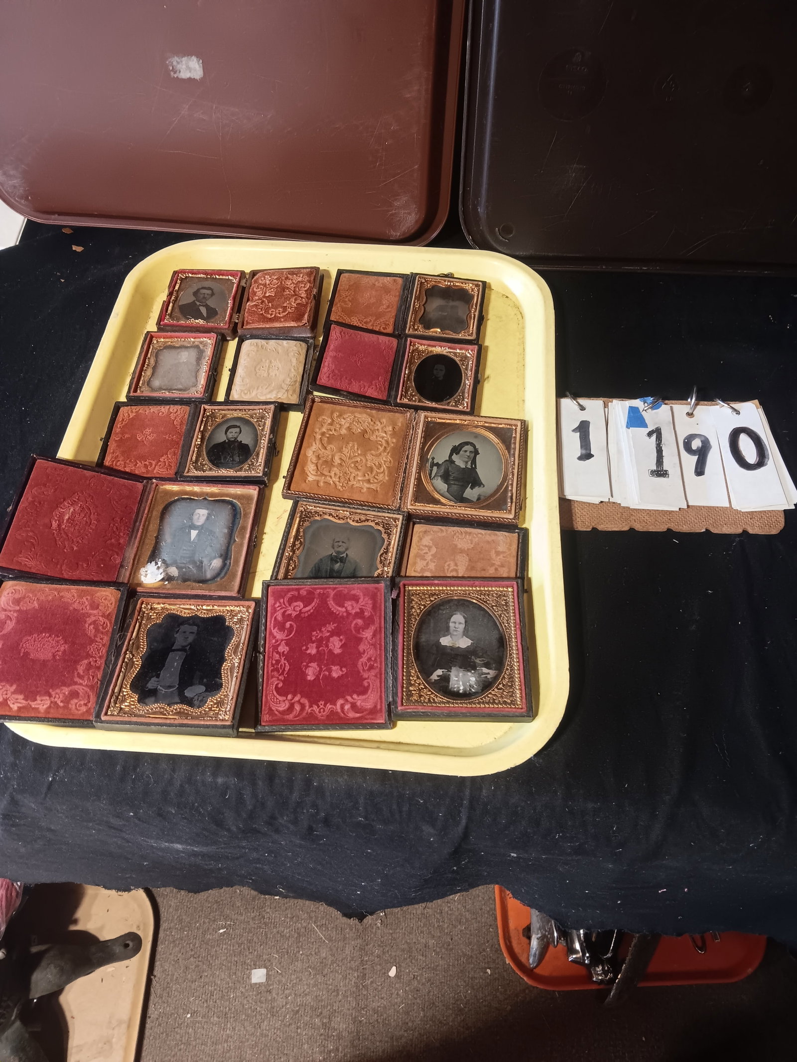 Ten 19c Tintype Photos (1 of 3)