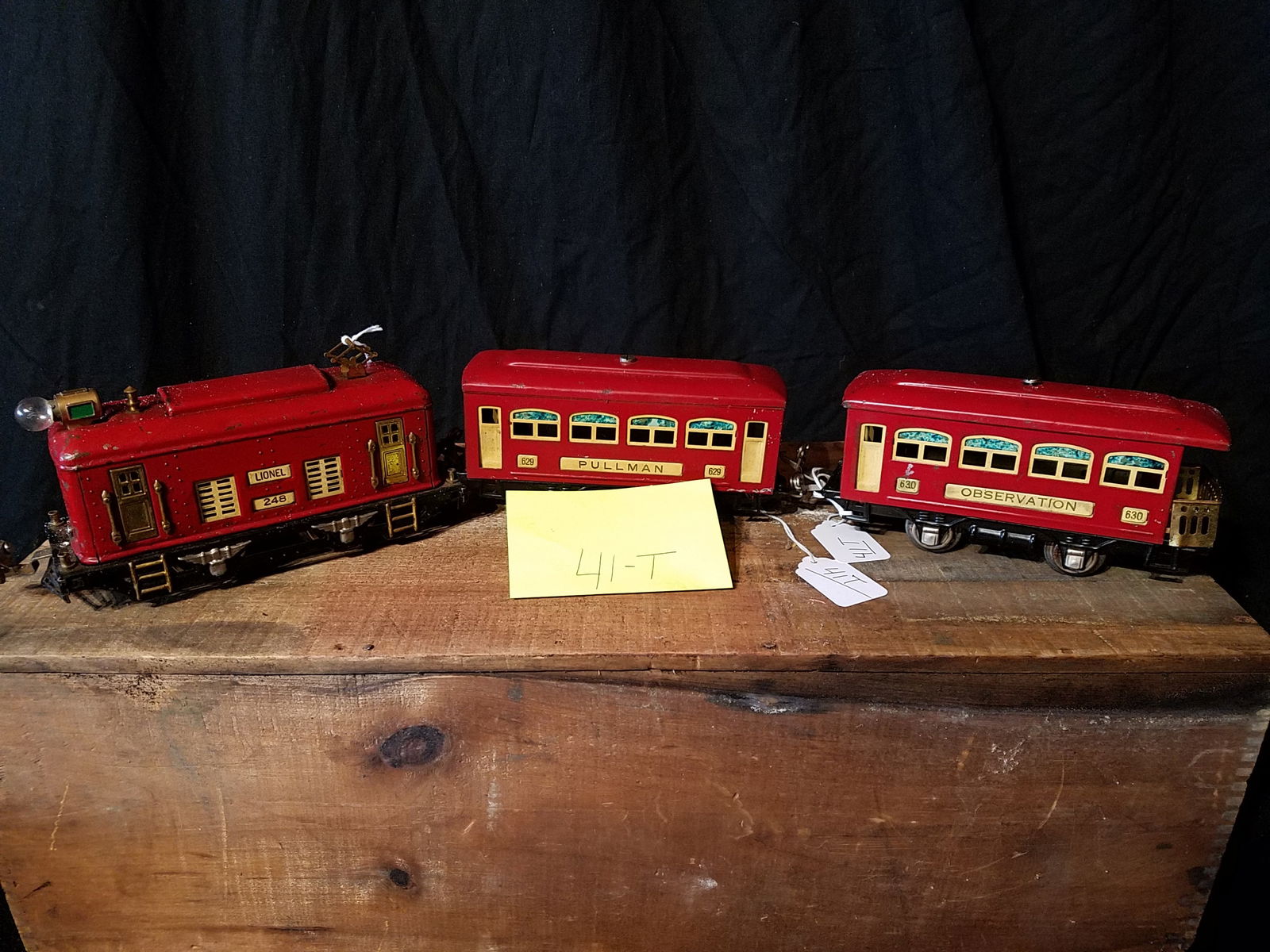 Three Lionel Train Cars (1 of 2)