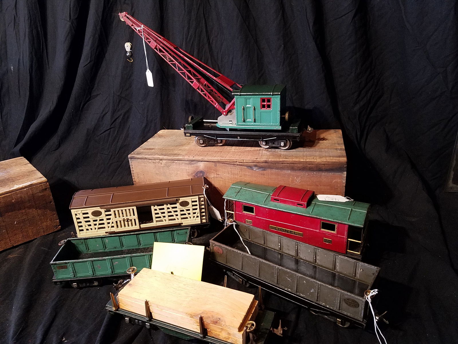 Six Lionel Train Cars (1 of 3)