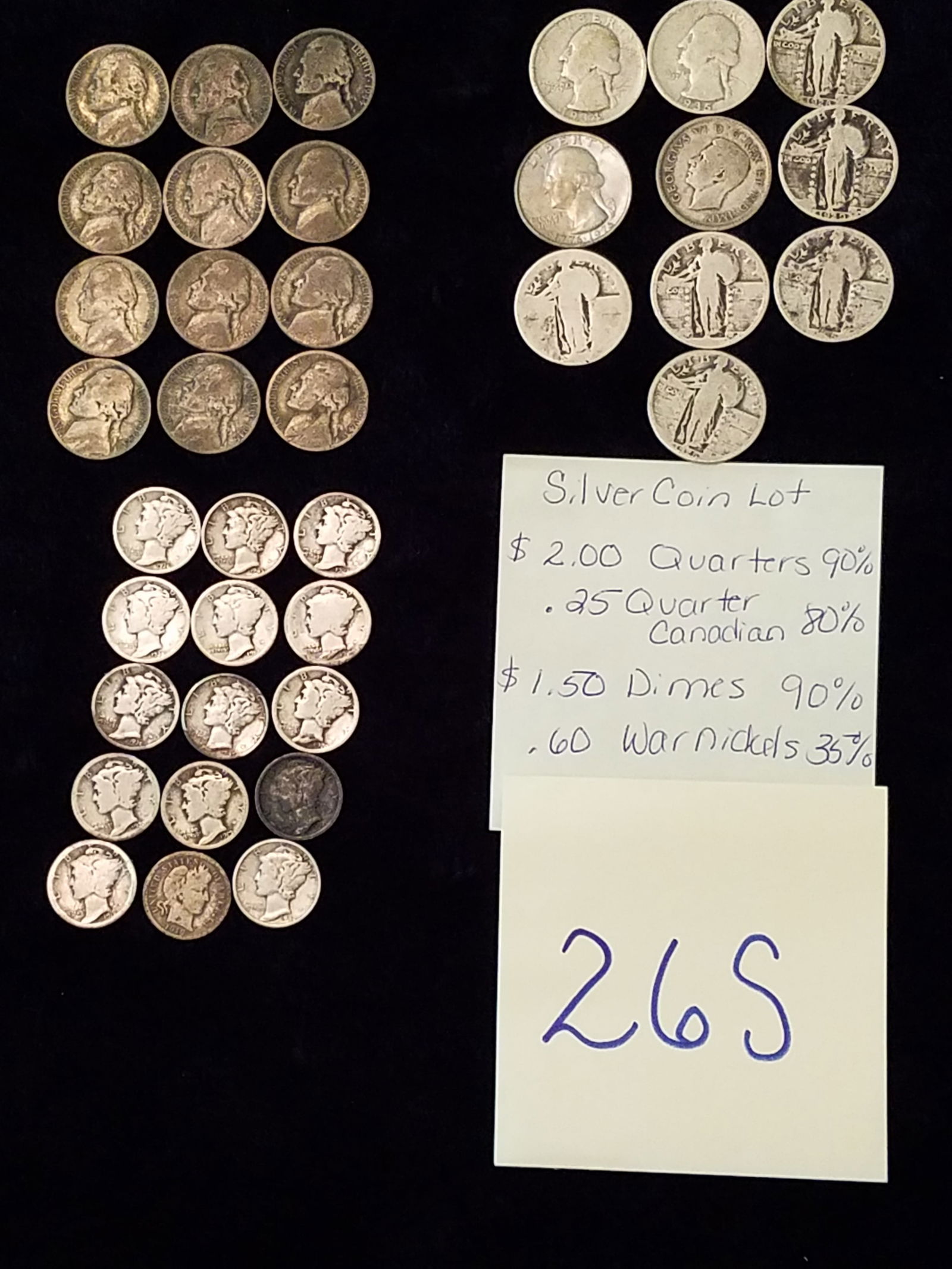 Lot of Assorted US Silver Coins (1 of 5)