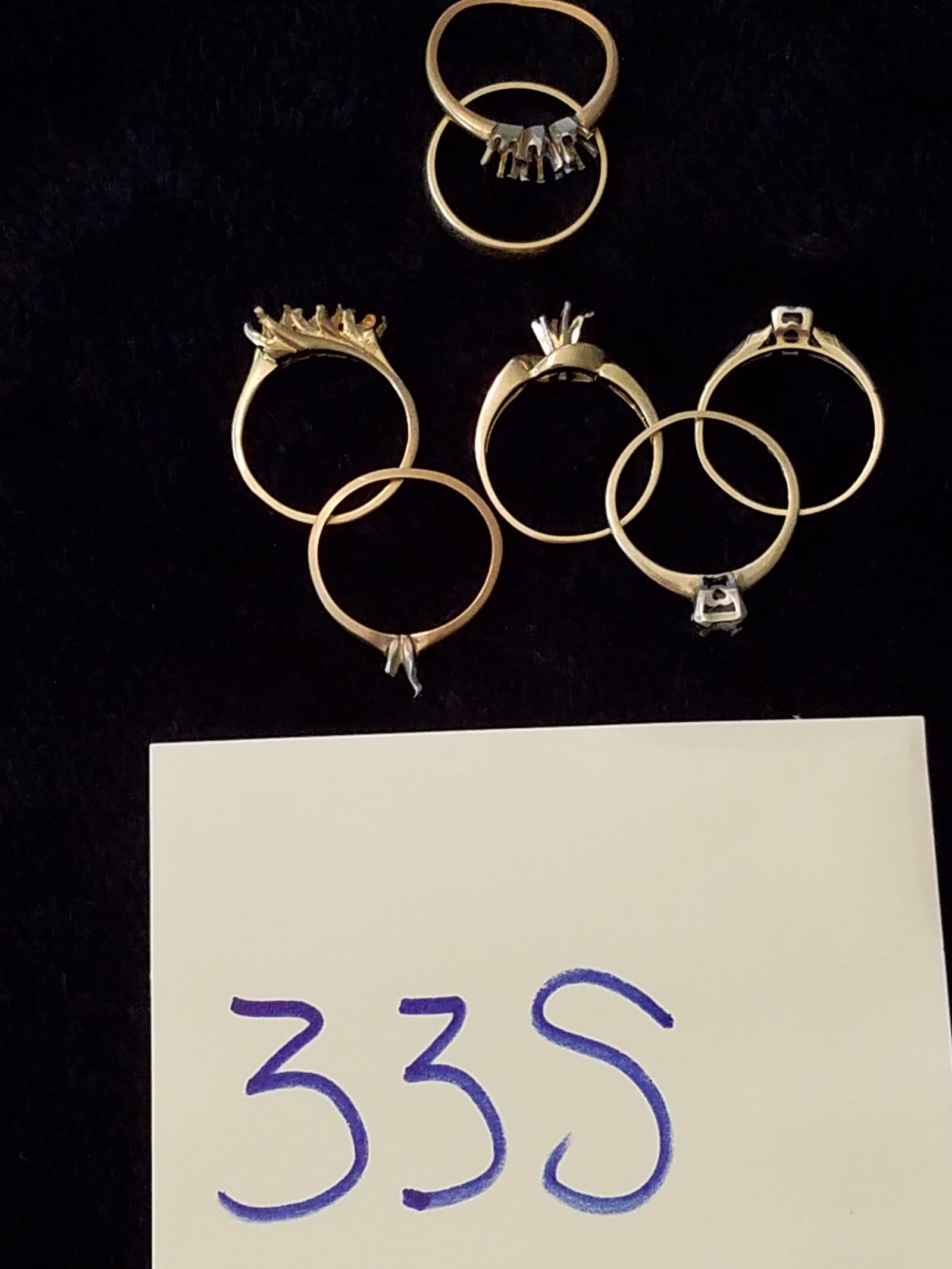 Seven 14K Yellow Gold Rings (1 of 4)