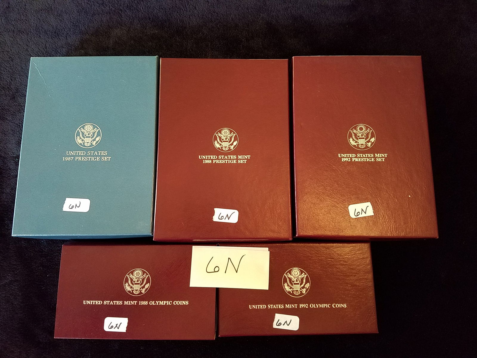 Five Boxed US Mint Coin Sets (1 of 17)
