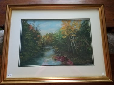 Ruth A. Uhlig Pastel Painting Titled "Sagamore"