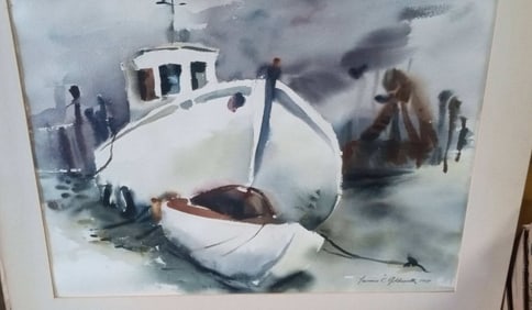 Lawrence Goldsmith 1964 Watercolor