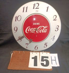 1900s Tin Coke Clock