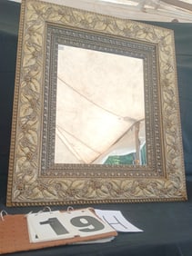 Super 1890s Gesso Mirror