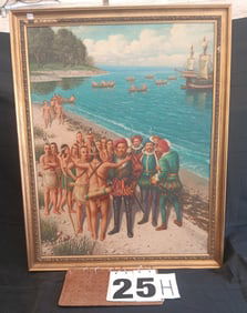 Lang Cortez Oil on Canvas Painting