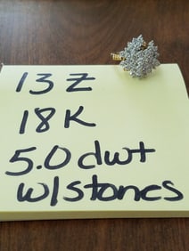 18K Yellow Gold Cocktail Ring