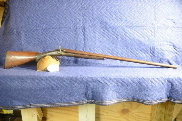 Belgium W. Richards 12 Guage SxS Shotgun: Belgium W. Richards 12 gauge SxS hammer shotgun. 30" Damascus barrels. NSN.