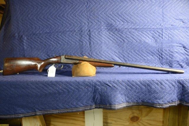 J. Stevens Arms Model 5100: J. Stevens Arms Model 5100. 16 gauge SxS shotgun. 28" pitted barrels. NSN.
