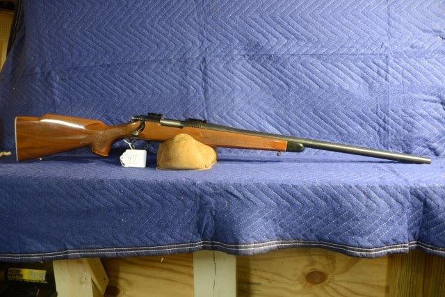 Remington Model 700BDL: Remington Model 700BDL. 22-250 bolt action rifle. 24" heavy barrel. Slight damage to the finish. Serial No. 328331.