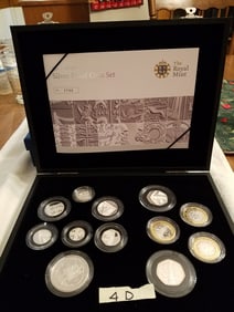 2009 UK Silver Proof Coin Set