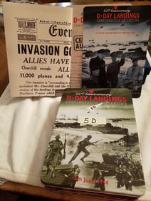 UK 60th Anniversary D-Day Landings Commemorative Collection Silver Coin Set