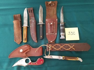 Assorted Lot of Hunting Knives