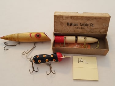 Three Vintage Fishing Lures