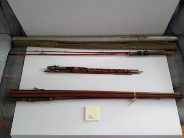 Three Miscellaneous Fly Fishing Rods