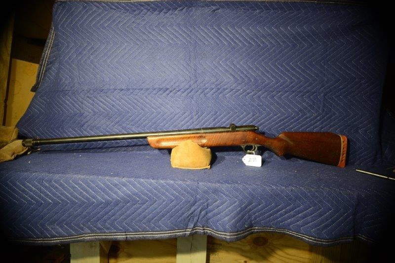 Harrington & Richardson Model 349: Harrington & Richardson Model 349. 12 gauge bolt action. C-Lect choke. Some pitting on metal, some blemishes on the wood. NSN.