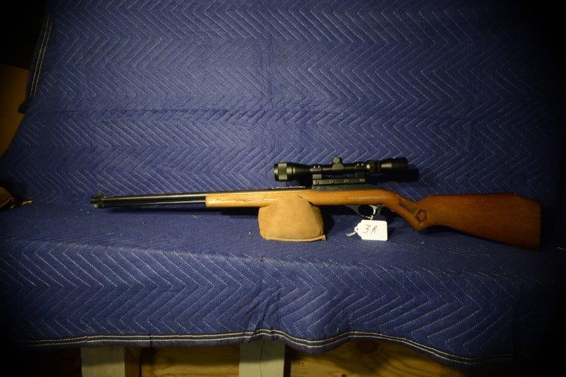 Marlin Glenfield Model 60: Marlin Glenfield Model 60. 22LR semi-automatic rifle with scope. Serial No. 27293319.