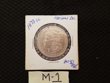 Late Listing: 1878-CC US Morgan Silver Dollar