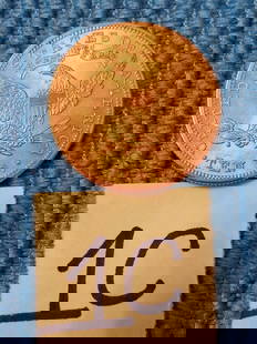 1899 $10 Liberty Head Gold Coin: 1899 $10 Liberty Head gold coin. 90% gold. See photos.