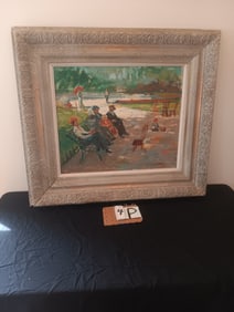 Oil on Canvas Painting by Bart Schouten Leroy
