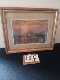 Michael Ringer Signed Print of Boldt Castle