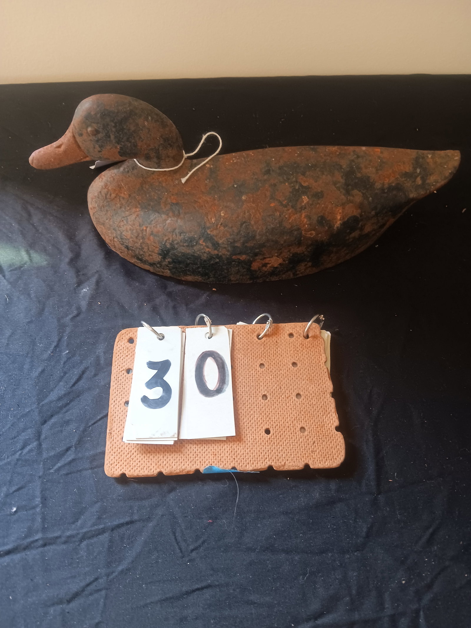 Antique Cast Iron Duck Door Stop: Antique cast iron duck door stop. See photos. From the Dr. Thomas Fallon Collection.