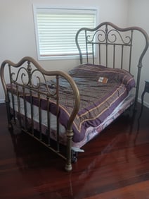 Contemporary Brass Bed