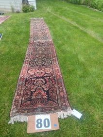 Handmade Persian Oriental Wool Runner