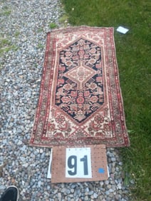 Handmade Iranian Hamadan Oriental Rug