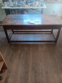 1790s American Trestle Work Table