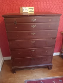 Nice Three Drawer Ogie Bracket Base Lift-Top Blanket Chest