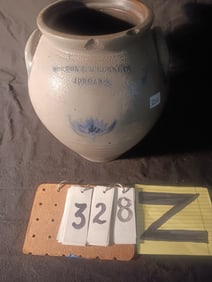 Jordan, NY M. Burney Ovoid Crock
