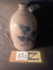 1800s Folk Art Painting on Academy Board