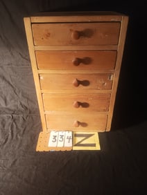 Unusual Cabinet with Five Graduated Drawers
