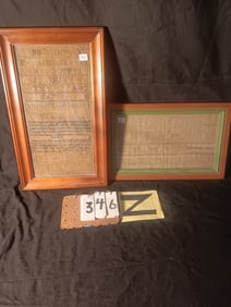 Two 19c American Samplers