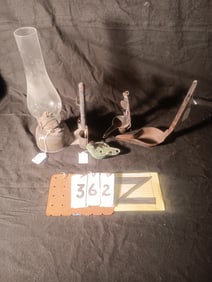Four Excellent 19c Iron Betty Lamps
