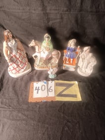 Five Excellent Pieces of Early 19c Staffordshire Pottery