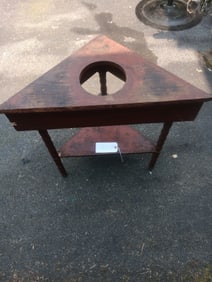 Three Sided Pitcher and Bowl Table