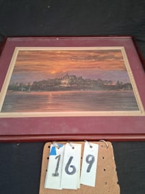 Original Boldt Castle Print Signed by Michael Ringer