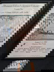 1000 Islands Shipyard Museum Poster Signed by Michael Ringer