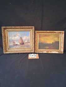 Two 19c Oil Paintings