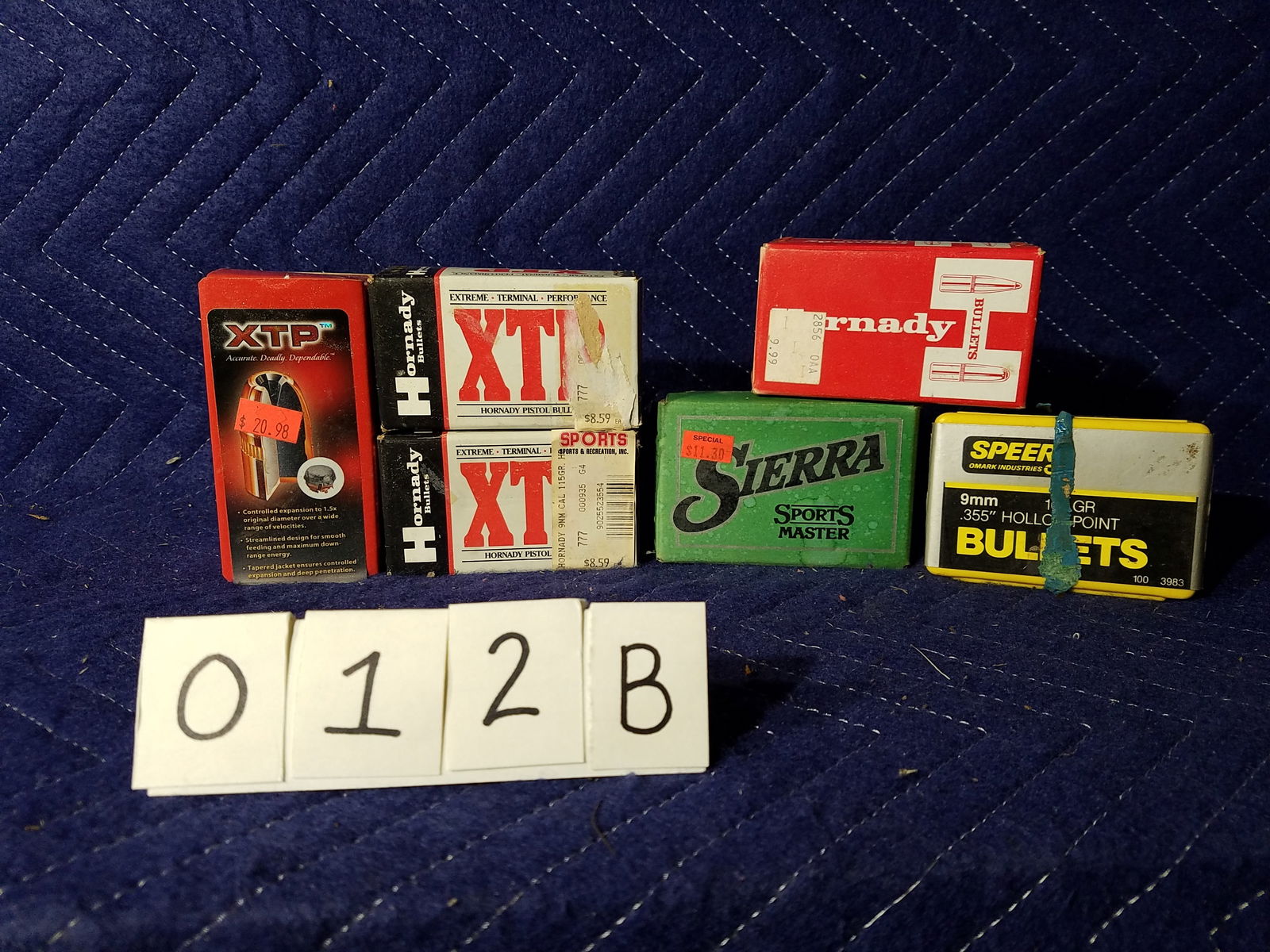 9mm Bullets: 9mm bullets. Various manufacturers. See photos.