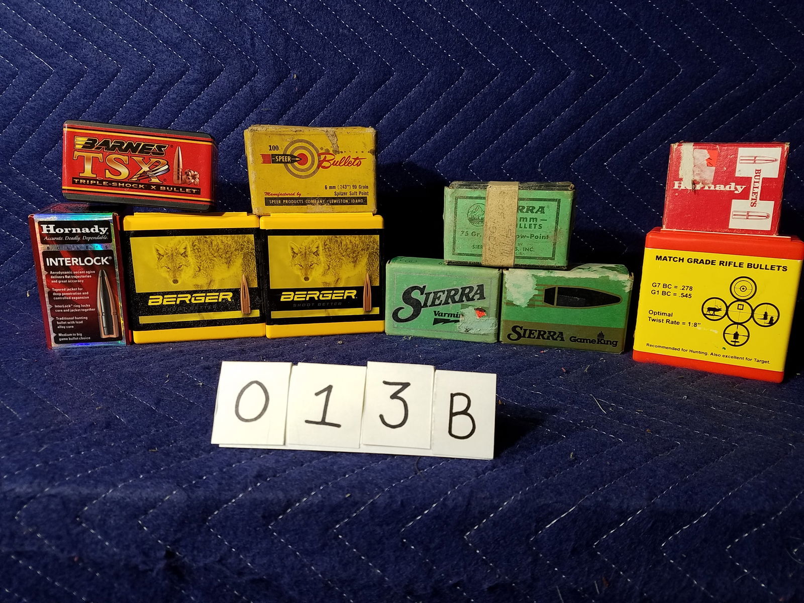 6mm Bullets: 6mm bullets. Various manufacturers. See photos.