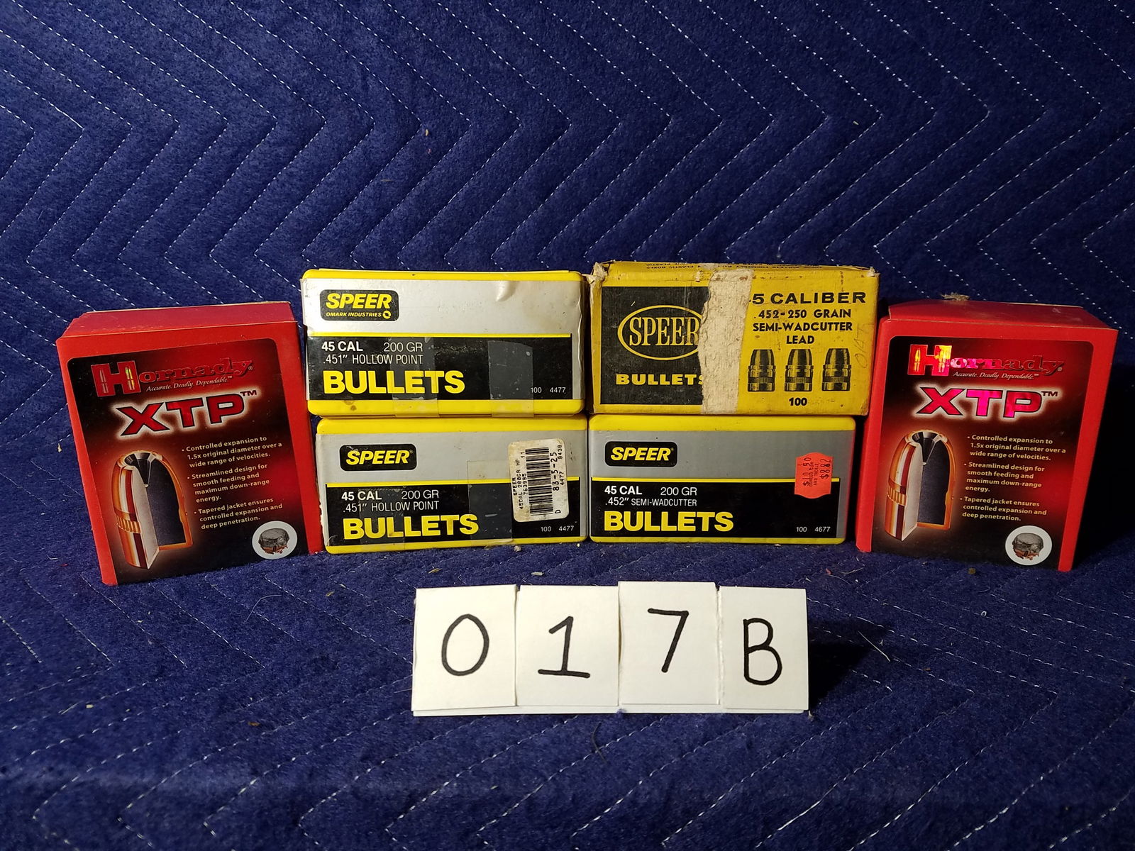 45 Caliber Bullets: 45 caliber bullets. Various manufacturers. See photos.