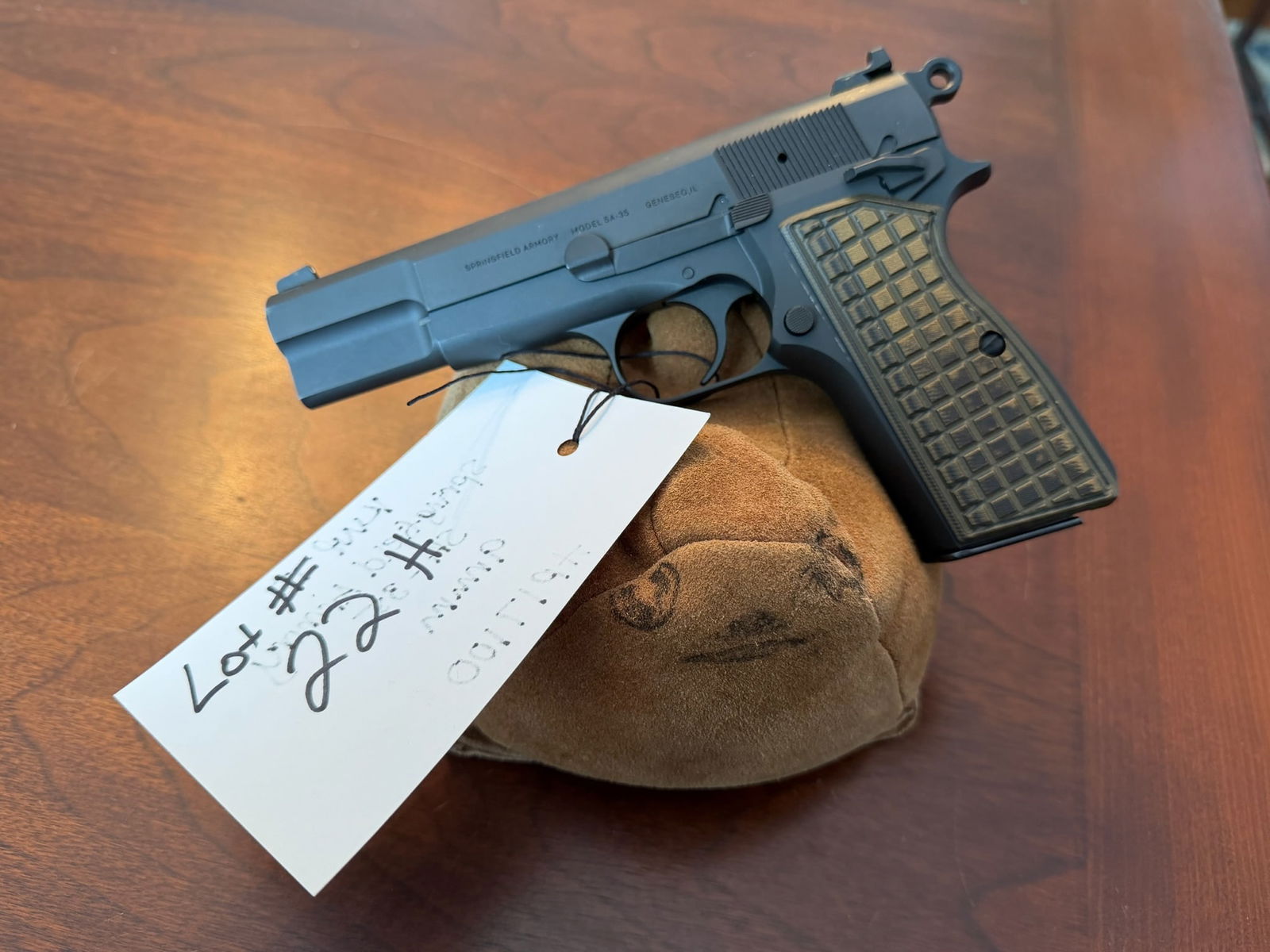 Springfield Armory Model AS-35: Springfield Armory Model SA-35. 9mm. Serial No. HP17100. See photos. Magazine will go with the gun for LEO, FFL OR OUT OF STATE SALES ONLY. MAGAZINE IS NOT NYS COMPLIANT.